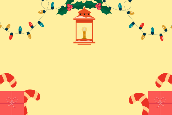 Christmas Background Decorative Illustrations for Content Publishing