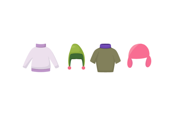 Christmas Clothes Illustrations for Branding and Marketing