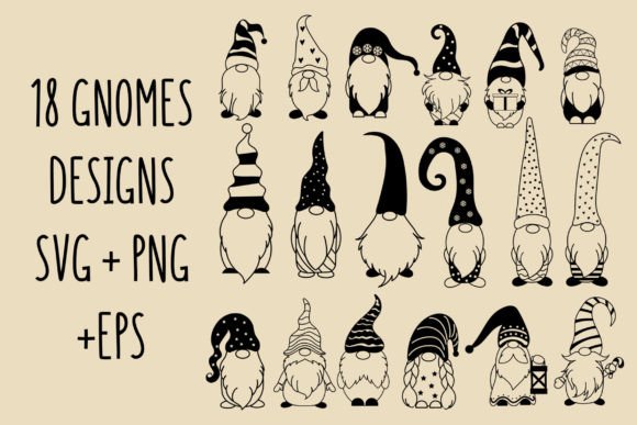 Christmas Gnomes Svg, Gnomes SVG Bundle for Crafting