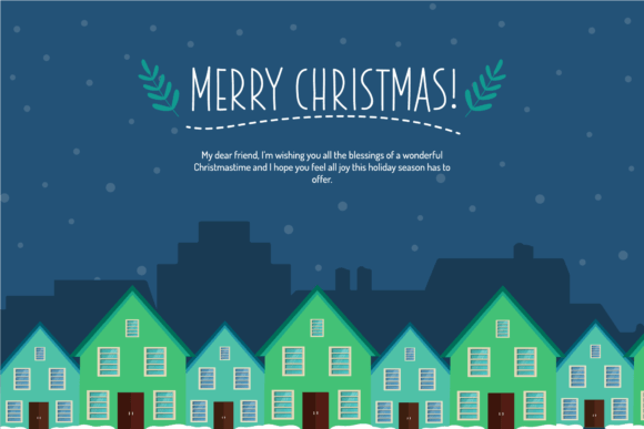 Christmas Label Collection Design Illustrations