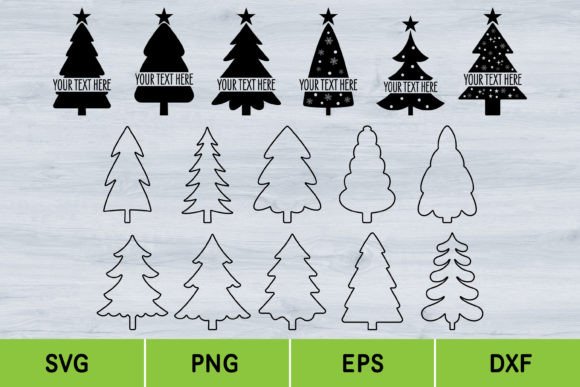 Christmas Tree Illustration for Branding and Marketing