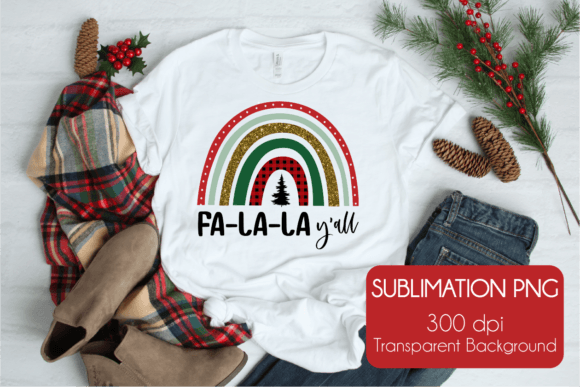 Fa La La Y all Christmas Illustrations