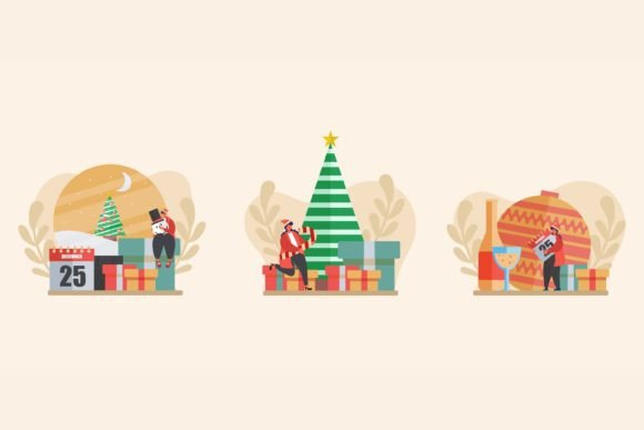 Merry Christmas Flat Bundle Design Review