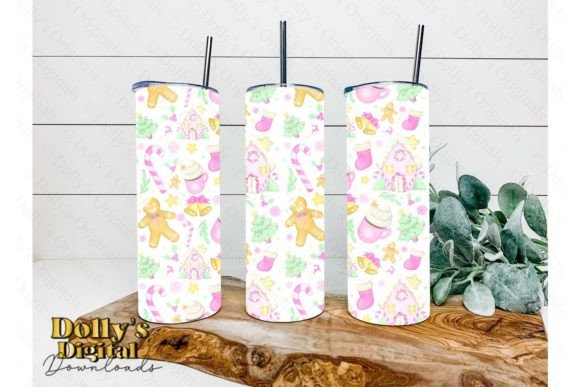 Pink Christmas Tumbler Wrap Design Review